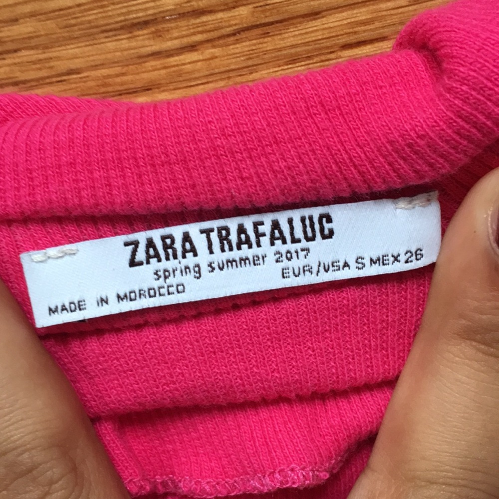 Zara TRF Ruffles Crop Top - Picture 3 of 3